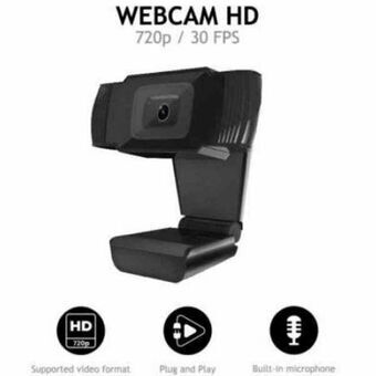 Webcam Nilox NXWC02 HD 720P Full HD Zwart