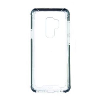 Mobiele hoes Samsung Galaxy S9 + KSIX Flex Armor TPU Polycarbonaat Zwart Transparant