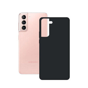 Mobiele Cover Samsung Galaxy S21 KSIX Zijde TPU Zwart