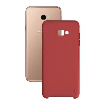 Mobiele hoes Samsung Galaxy J4 + 2018 Soft Rood