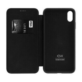 Folie Cover voor Mobiele Telefoon Iphone X KSIX Executive Zwart