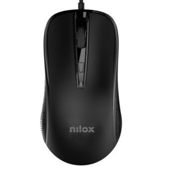 Muis Nilox MOUSB1014 Zwart