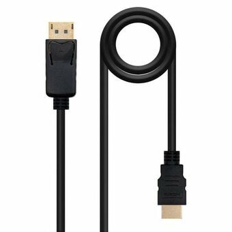 DisplayPort naar HDMI Kabel NANOCABLE 10.15.4303 Zwart 3 m