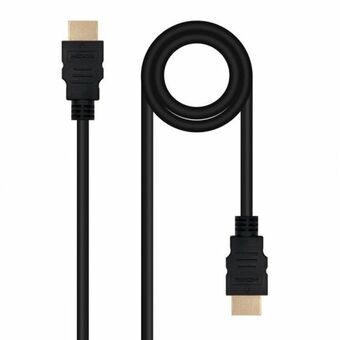 HDMI-Kabel NANOCABLE 10.15.3800 Zwart 50 cm