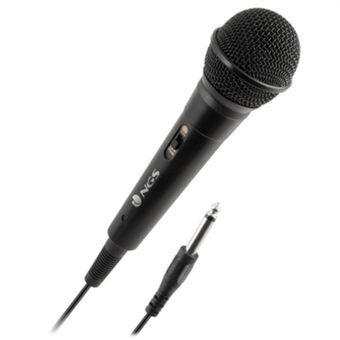 Karaokemicrofoon NGS ELEC-MIC-0001 Zwart (6.3 mm)