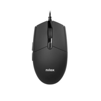 Wireless muis Nilox MOUSB1004 Zwart 3200 DPI