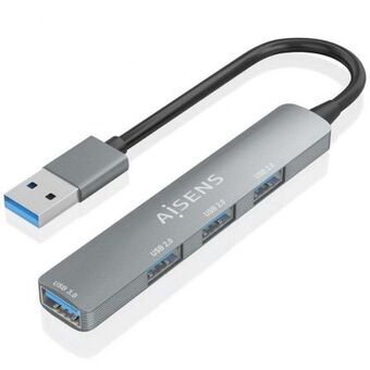 Hub USB Aisens A106-0859 Grijs (1 Stuks)