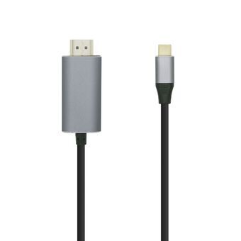 Kabel USB-C naar HDMI Aisens A109-0393 Zwart 1,8 m 4K Ultra HD