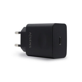 Oplader Aisens ASCH-1PD20-BK Zwart 20 W USB-C