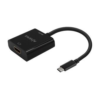 Adapter USB-C naar HDMI Aisens A109-0684 Zwart 15 cm