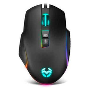 Gaming muis met led Krom NXKROMKEOS 6400 dpi RGB Zwart