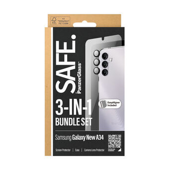 Schermbeschermer voor mobiel Panzer Glass BSAFE95690 Samsung Galaxy A35