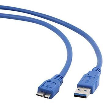 Kabel USB 3.0 naar Micro USB B GEMBIRD CCP-MUSB3-AMBM-0.5 (0,5 m) Blauw 50 cm