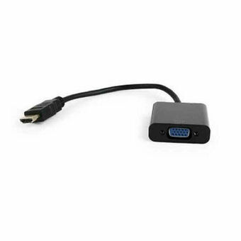 Adapter HDMI naar VGA GEMBIRD A-HDMI-VGA-04 Zwart 15 cm