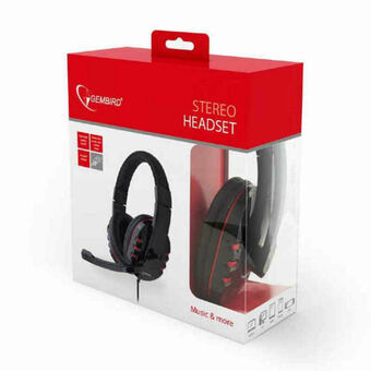 Headset met Bluetooth en microfoon GEMBIRD GHS-402 Zwart