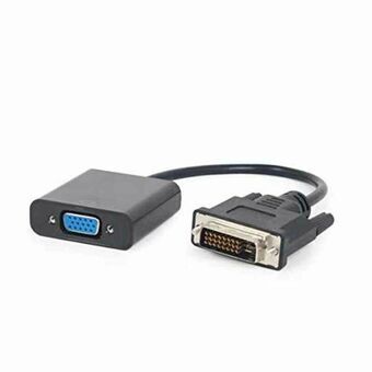 Adapter DVI naar VGA GEMBIRD A-DVID-VGAF-01 20 cm Zwart