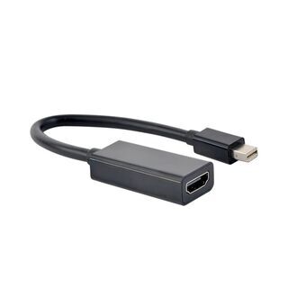 Adapter Mini Display Port naar HDMI GEMBIRD A-MDPM-HDMIF4K-01 Zwart 15 cm