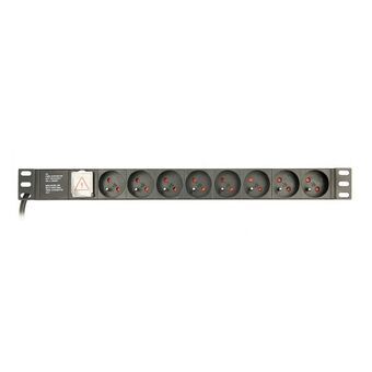 Strip 19" 8 Tomas Schuko con On/Off Switch GEMBIRD EG-PDU-014-FC14 (3 m)