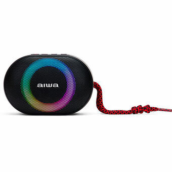 Dankzij de draagbare Bluetooth®-luidsprekers Aiwa Rood 10 W