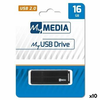 USB stick MyMedia Zwart 16 GB