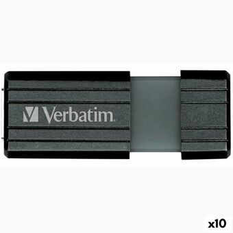 USB stick Verbatim Store\'n\'Go PinStripe Zwart 16 GB