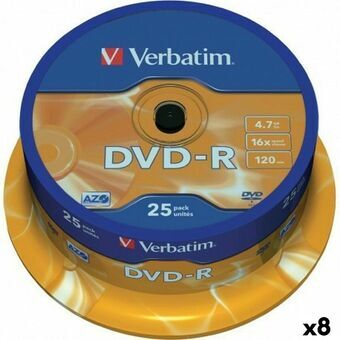 DVD-R Verbatim 4,7 GB 16x (8 Stuks)