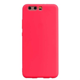 Classy Soft Cover in TPU plastic en siliconen voor Huawei P10 - Rood