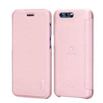 Lenuo Style Flip Case in Imitatie Leer voor Huawei Honor 9 - Rosé Goud