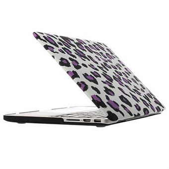 Macbook Pro Retina 15.4" Hardcase - Luipaardpaars