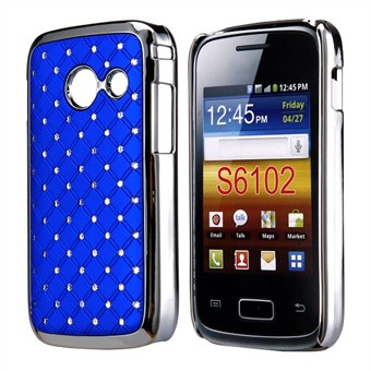 Bling Cover voor Galaxy Y Duos (Blauw)