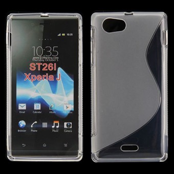 S-line Siliconen Cover - XPeria J (transparant)