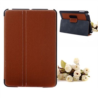 Folder Case voor iPad Mini 1 (Bruin)