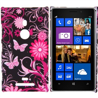 Motief Plastic Cover Lumia 925 (Vlinders)