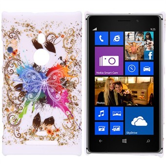 Motief plastic hoes Lumia 925 (gouden vlinder)