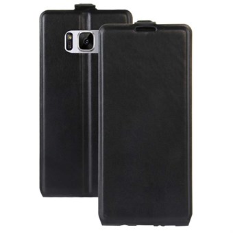 Flavour Flip Case in TPU en Kunstleer voor Samsung Galaxy S8 - Zwart