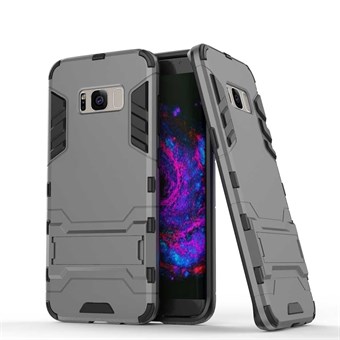 3-in-1 hybride harde hoes van pc en TPU voor de Samsung Galaxy S8 Plus - grijs