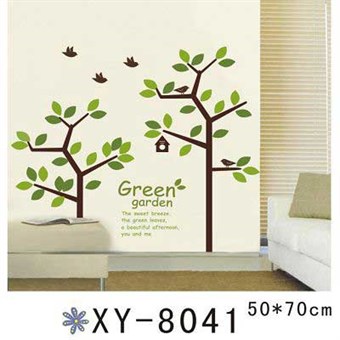 TipTop Muurstickers Groene Tuin Bomen Design Muurstickers