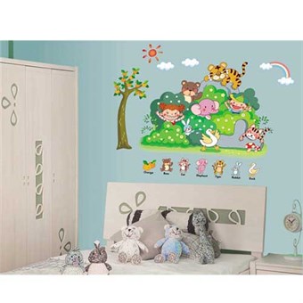 TipTop Muurstickers 45x 60cm Dieren 