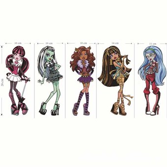 TipTop Muurstickers Monster High Cartoon Kids 