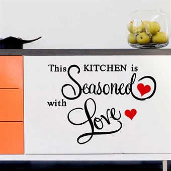 TipTop Muurstickers "This Kitchen is..." Engelse bekende spreuken