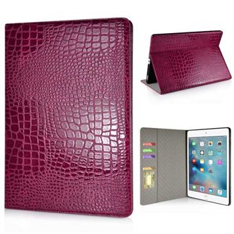 Alligator skin-hoes iPad Pro 12\'9 - Magenta