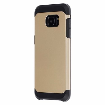 Hardcase siliconen/kunststof Samsung Galaxy S7 Edge goud