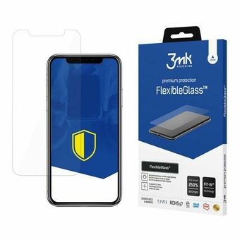 3MK Flexibele Glas iPhone X Hybride Glas