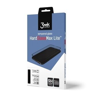 3MK HardGlass Max Lite voor iPhone Xr in zwart