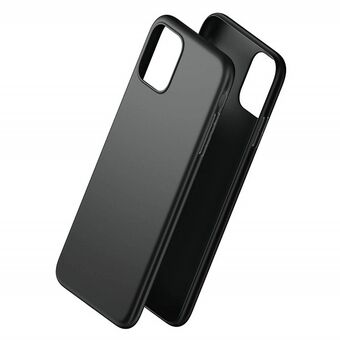 3MK Mat Case voor de Samsung A515 A51 in het zwart