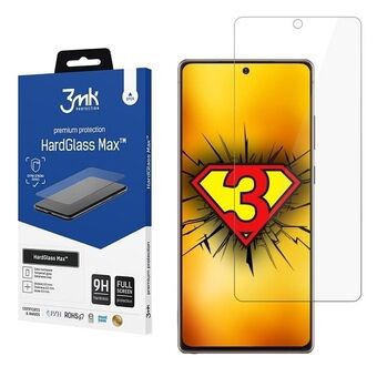 3MK HardGlass Max Sam N986 Note 20 Ultra zwart/zwart, FullScreen Glass Vingerafdruk