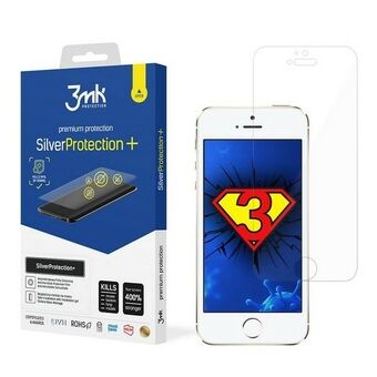 3MK Silver Protect + iPhone 5 / 5S / SE Natte antimicrobiële film