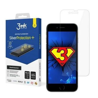 3MK Silver Protect+ iPhone 7/8/SE 2020 / SE 2022 Antimicrobiële nat aangebrachte folie