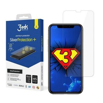 3MK Silver Protect + iPhone XS Max / 11 Pro Max, nat gemonteerde antimicrobiële film