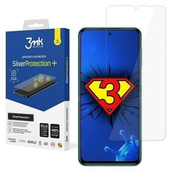 3MK Silver Protect+ Xiaomi Redmi Note 8T Antimicrobiële folie aangebracht onder natte omstandigheden.